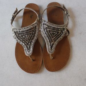 Cute rhinestone sandals